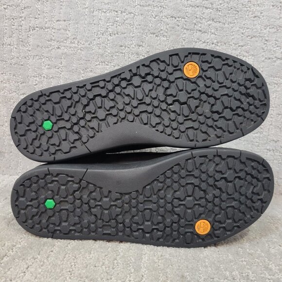 Timberland Davis Square Men's Size 7.5 Black Leather Warm Lined Waterproof Boots - Picture 5 of 11